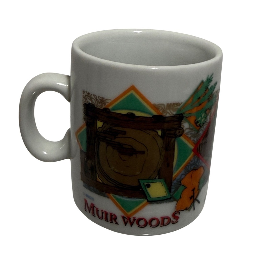 Muir Woods National Monument Park Coffee Mug SNCO Redwood Trees Vintage